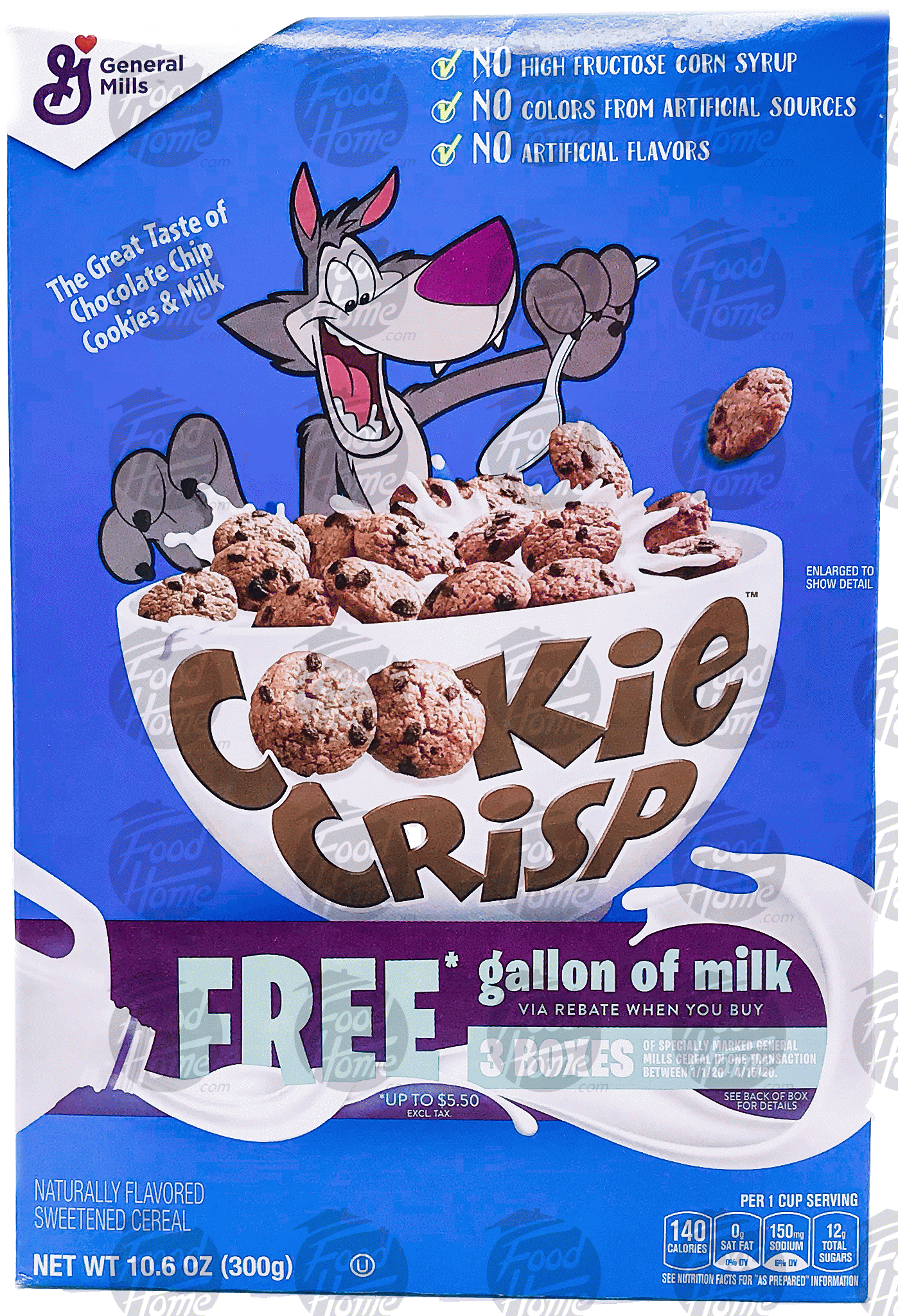 Cookie Crisp  original chocolate chip cookie cereal, box Full-Size Picture